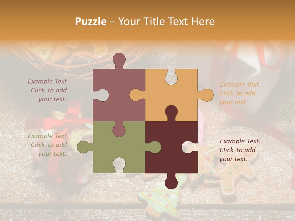 Decoration Dessert Ornate PowerPoint Template