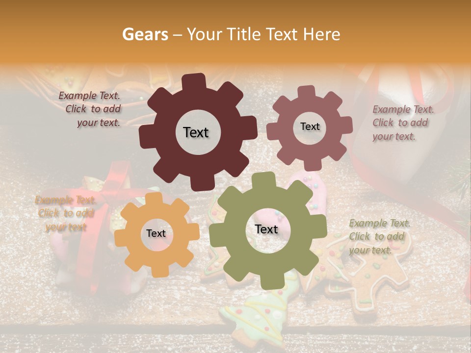 Decoration Dessert Ornate PowerPoint Template