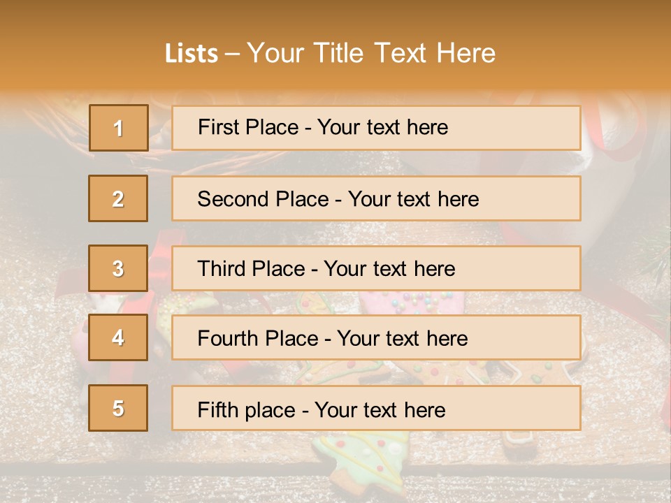 Decoration Dessert Ornate PowerPoint Template