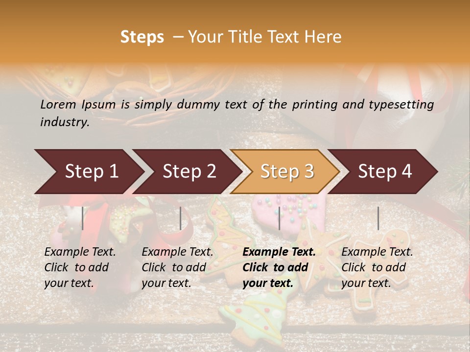 Decoration Dessert Ornate PowerPoint Template