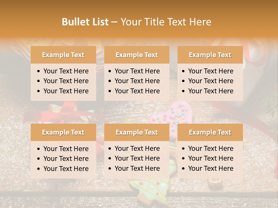 Decoration Dessert Ornate PowerPoint Template