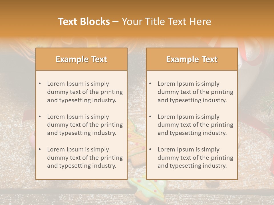 Decoration Dessert Ornate PowerPoint Template