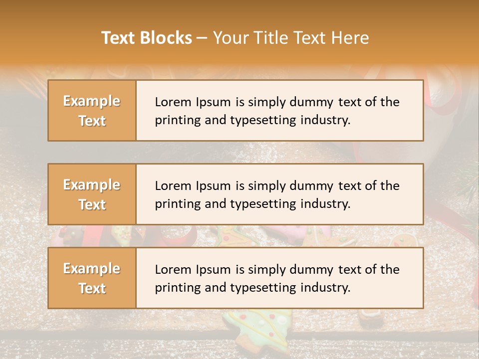 Decoration Dessert Ornate PowerPoint Template