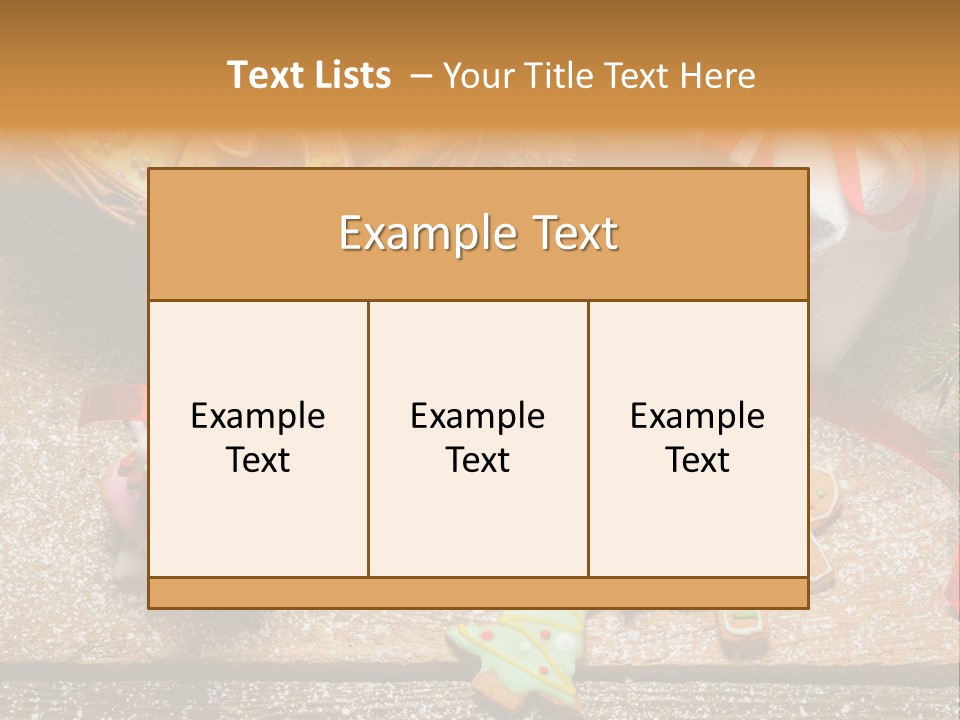 Decoration Dessert Ornate PowerPoint Template