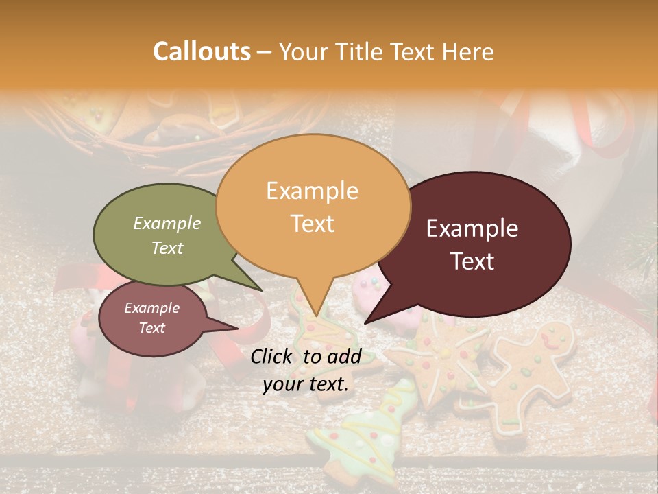 Decoration Dessert Ornate PowerPoint Template