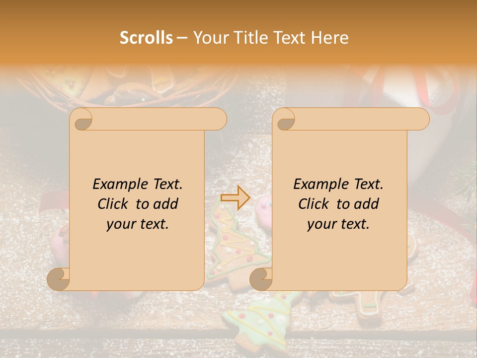 Decoration Dessert Ornate PowerPoint Template
