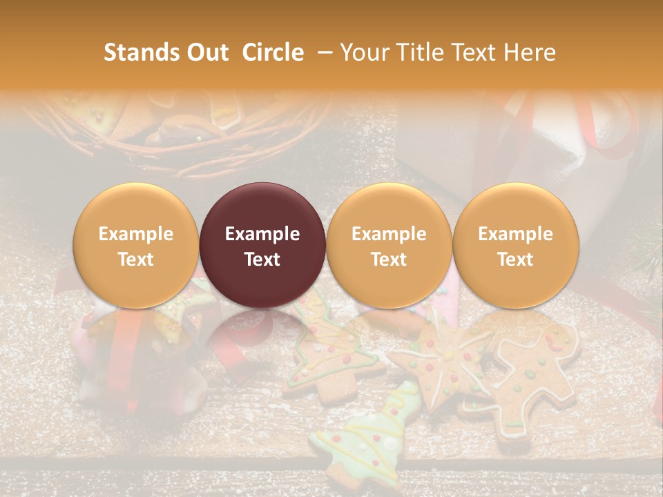 Decoration Dessert Ornate PowerPoint Template