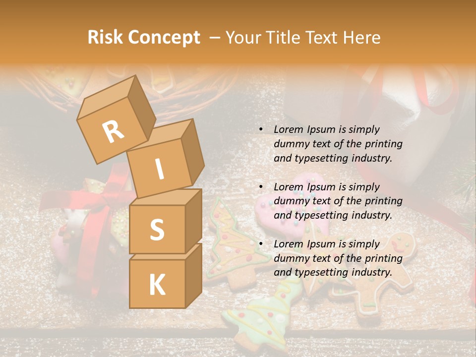 Decoration Dessert Ornate PowerPoint Template