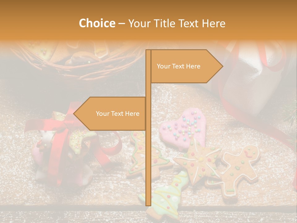 Decoration Dessert Ornate PowerPoint Template