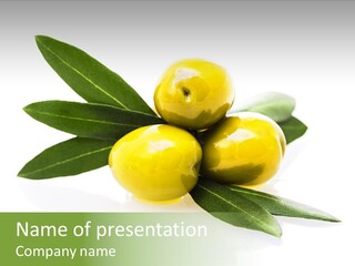 Bright Aceitunas Cooking PowerPoint Template