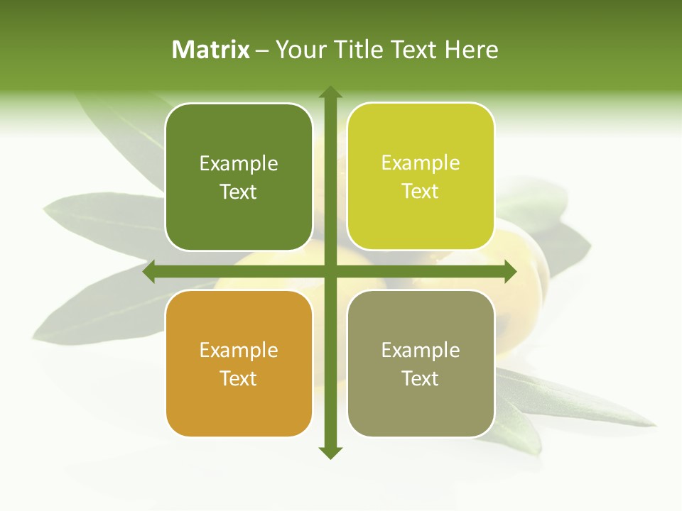 Bright Aceitunas Cooking PowerPoint Template