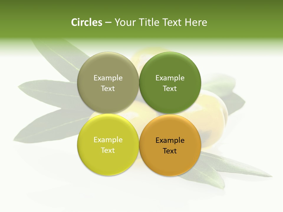 Bright Aceitunas Cooking PowerPoint Template