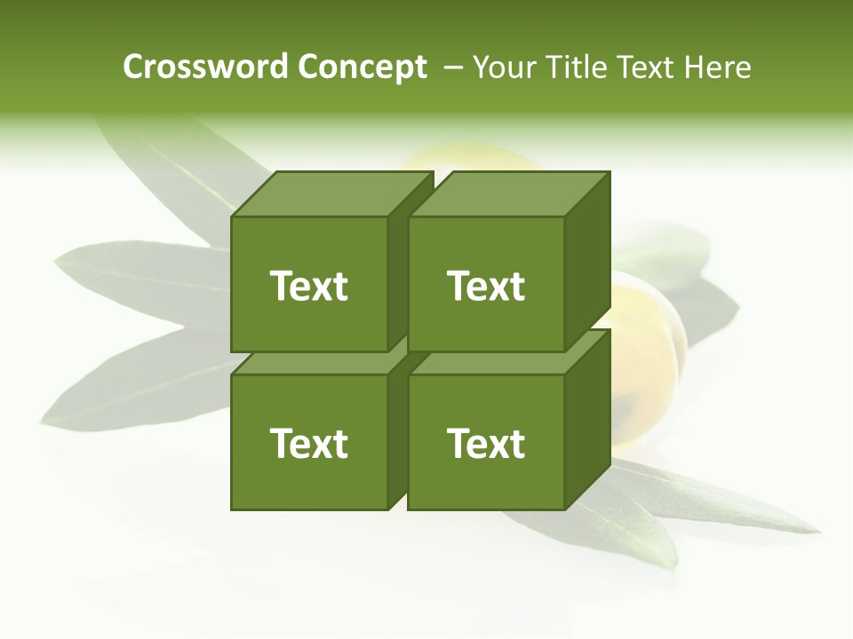 Bright Aceitunas Cooking PowerPoint Template