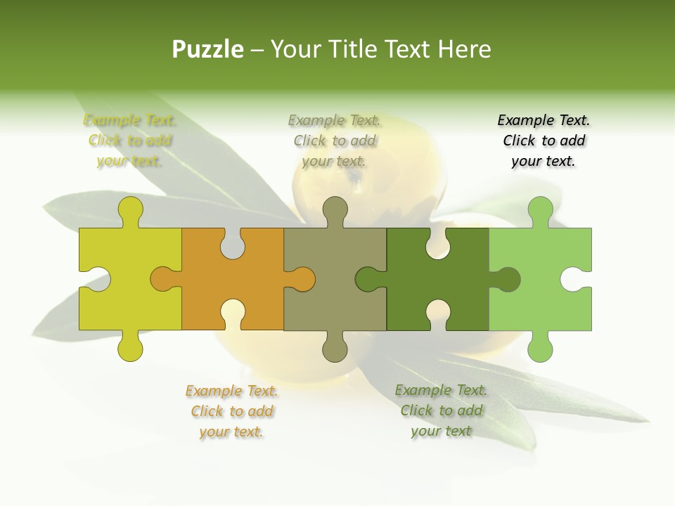 Bright Aceitunas Cooking PowerPoint Template