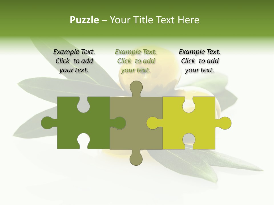 Bright Aceitunas Cooking PowerPoint Template