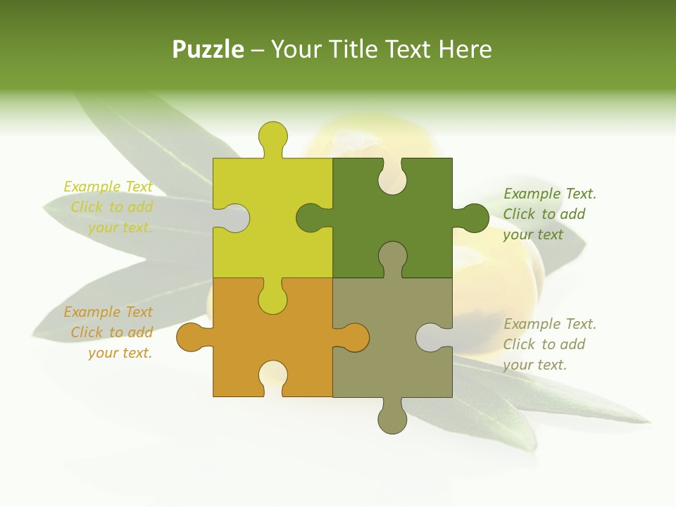 Bright Aceitunas Cooking PowerPoint Template