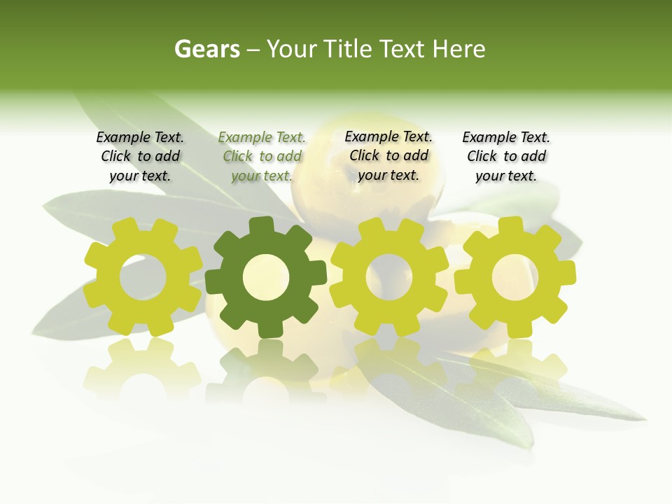 Bright Aceitunas Cooking PowerPoint Template