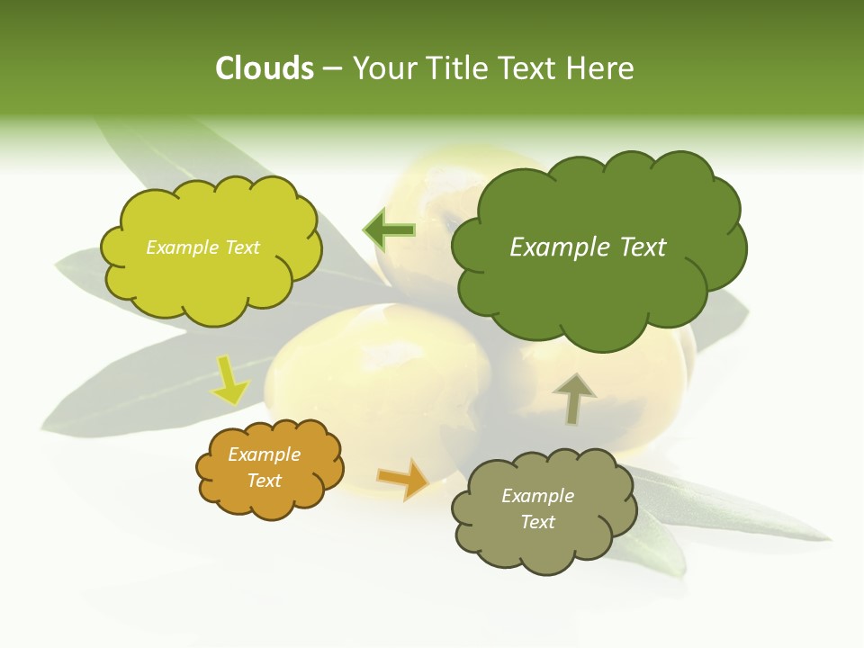 Bright Aceitunas Cooking PowerPoint Template
