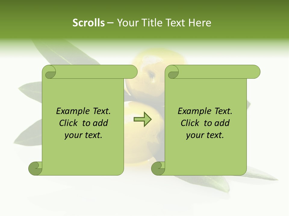 Bright Aceitunas Cooking PowerPoint Template