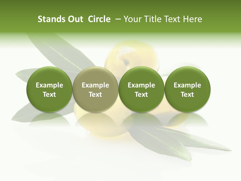 Bright Aceitunas Cooking PowerPoint Template