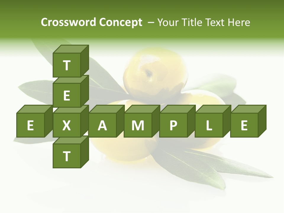 Bright Aceitunas Cooking PowerPoint Template