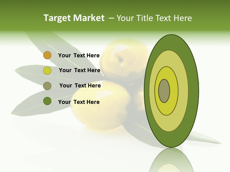 Bright Aceitunas Cooking PowerPoint Template