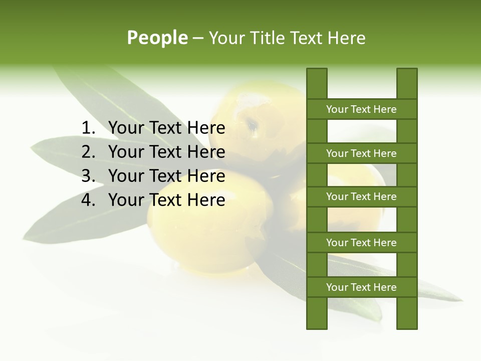 Bright Aceitunas Cooking PowerPoint Template