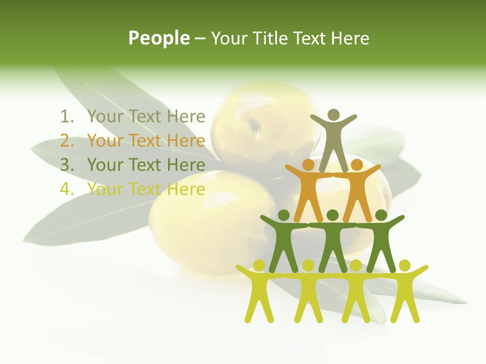 Bright Aceitunas Cooking PowerPoint Template