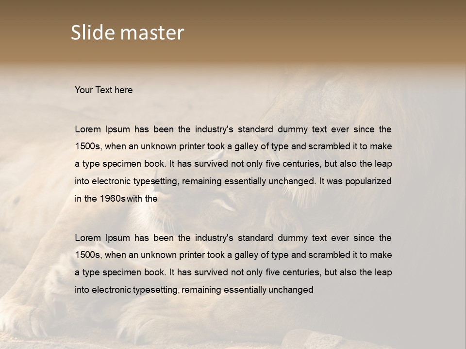 Animal Natural South PowerPoint Template