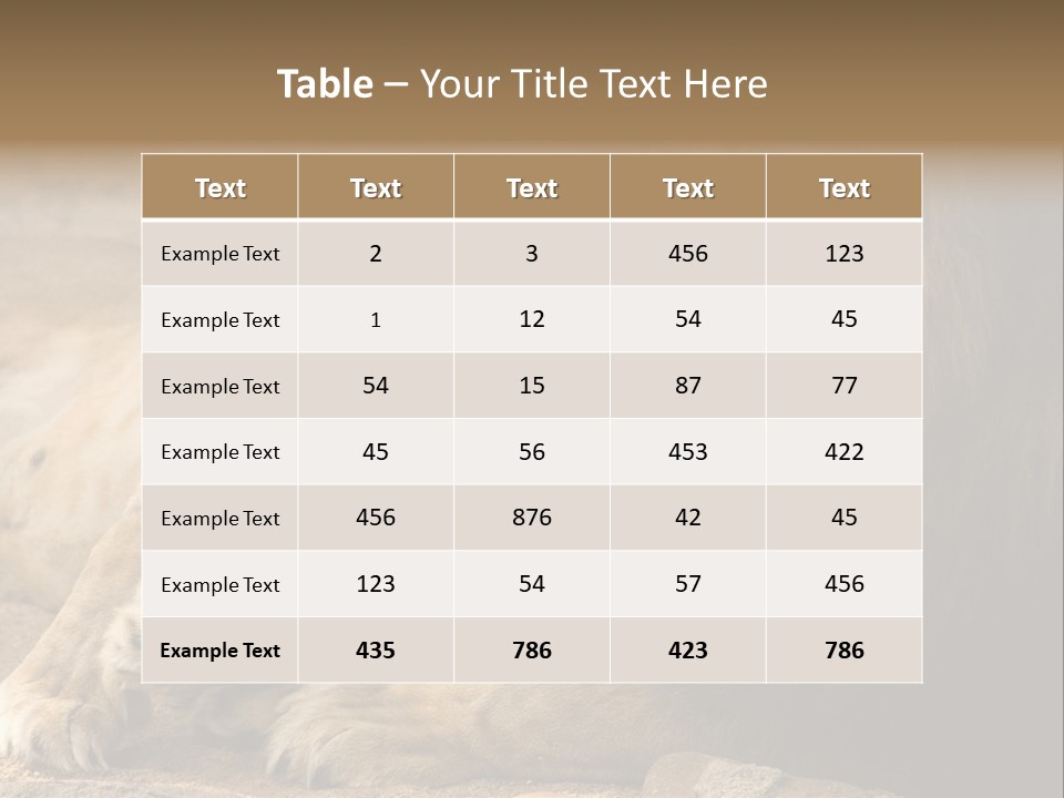 Animal Natural South PowerPoint Template