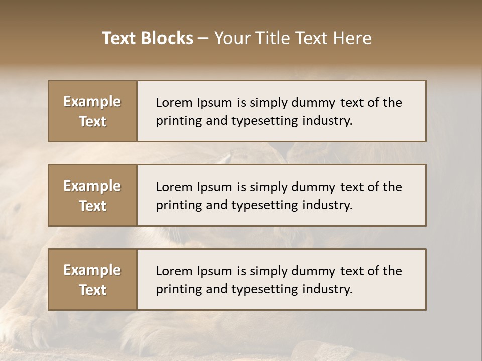 Animal Natural South PowerPoint Template