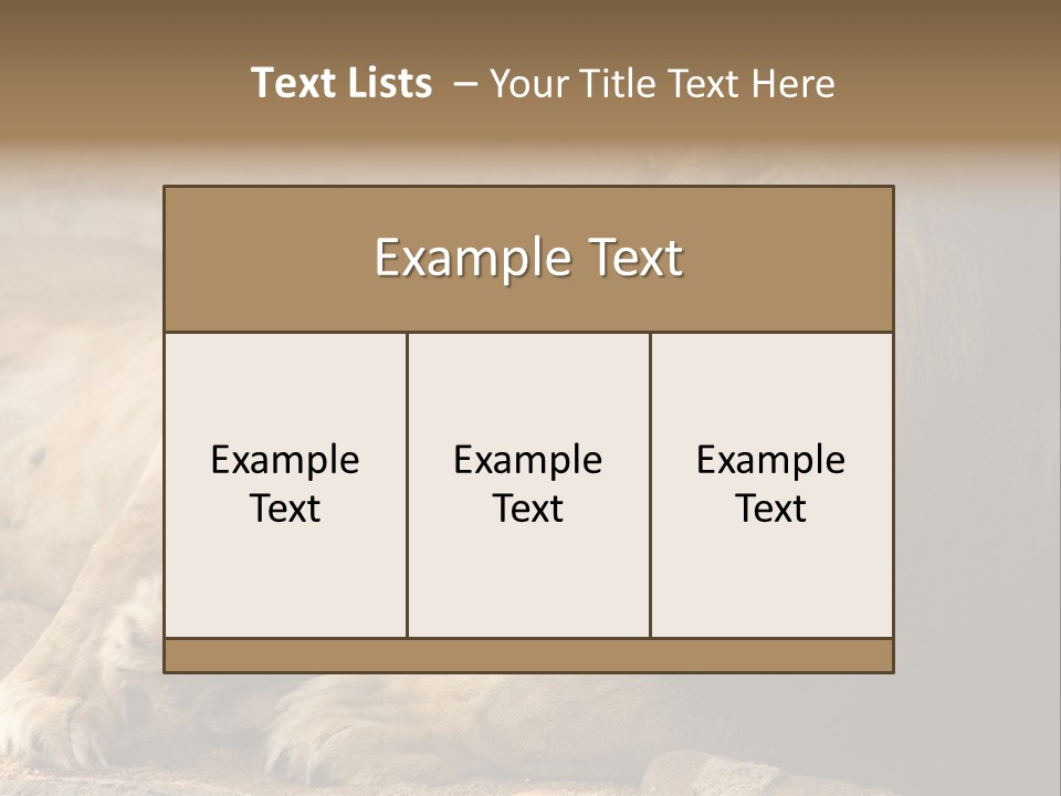 Animal Natural South PowerPoint Template