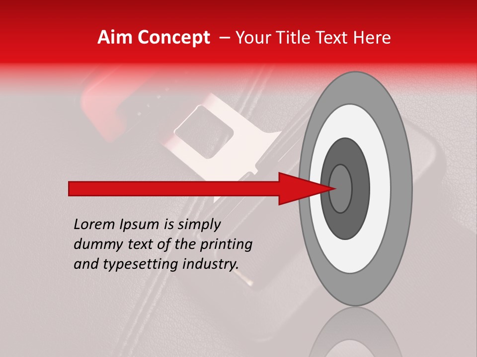 Travel Insurance Closeup PowerPoint Template