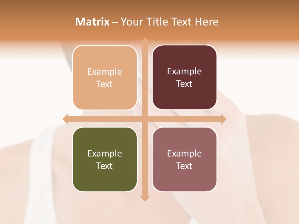 Face Care Woman PowerPoint Template