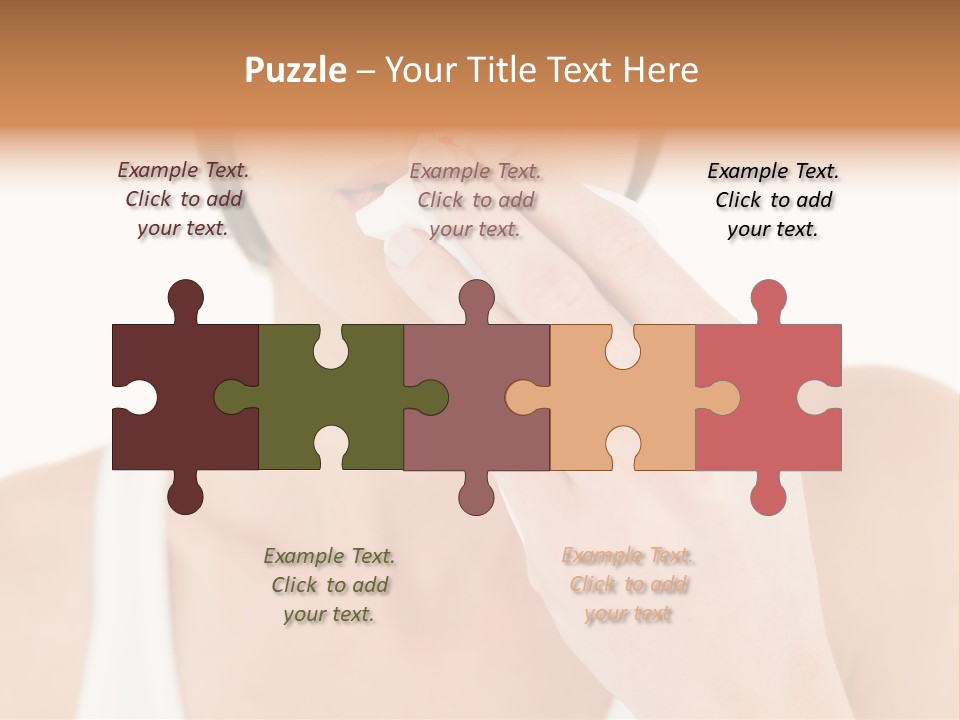 Face Care Woman PowerPoint Template