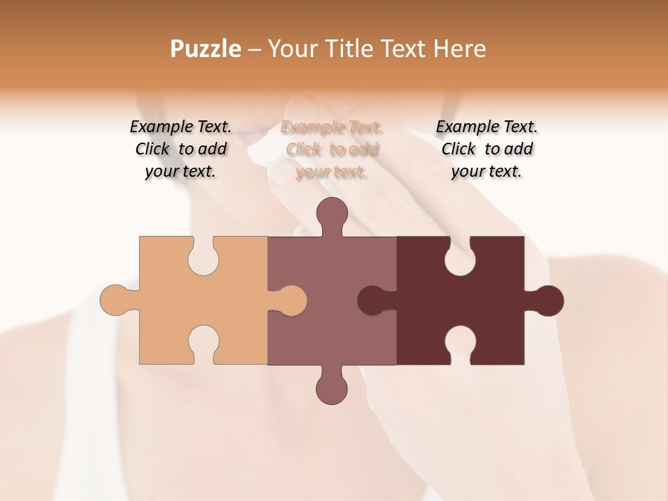 Face Care Woman PowerPoint Template