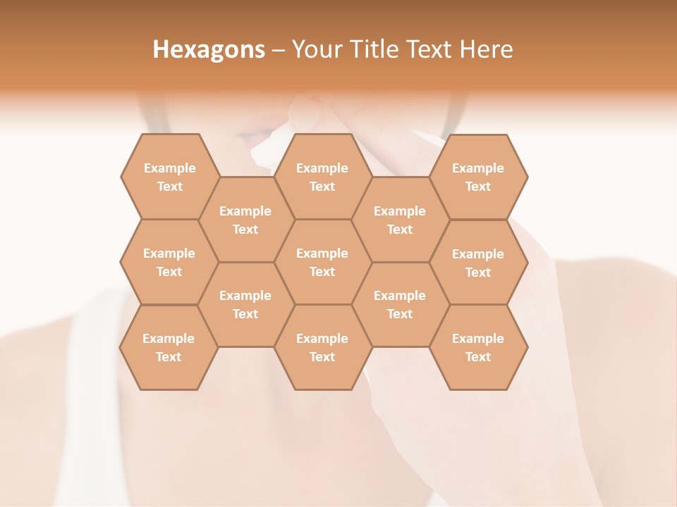 Face Care Woman PowerPoint Template