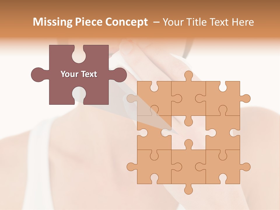 Face Care Woman PowerPoint Template