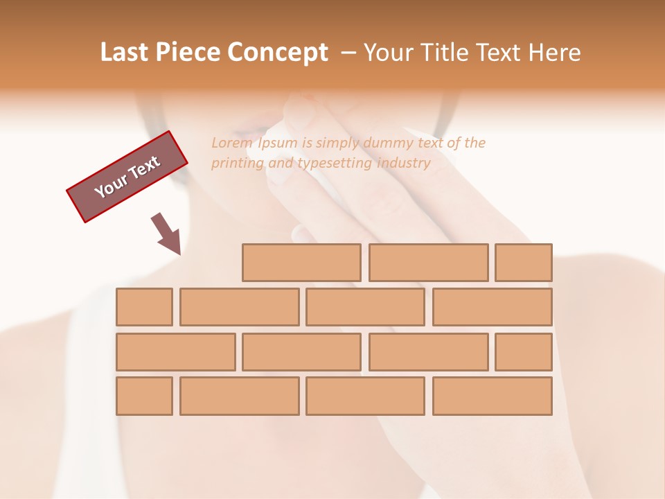 Face Care Woman PowerPoint Template