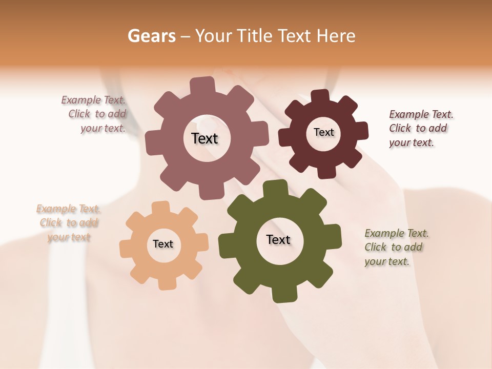 Face Care Woman PowerPoint Template