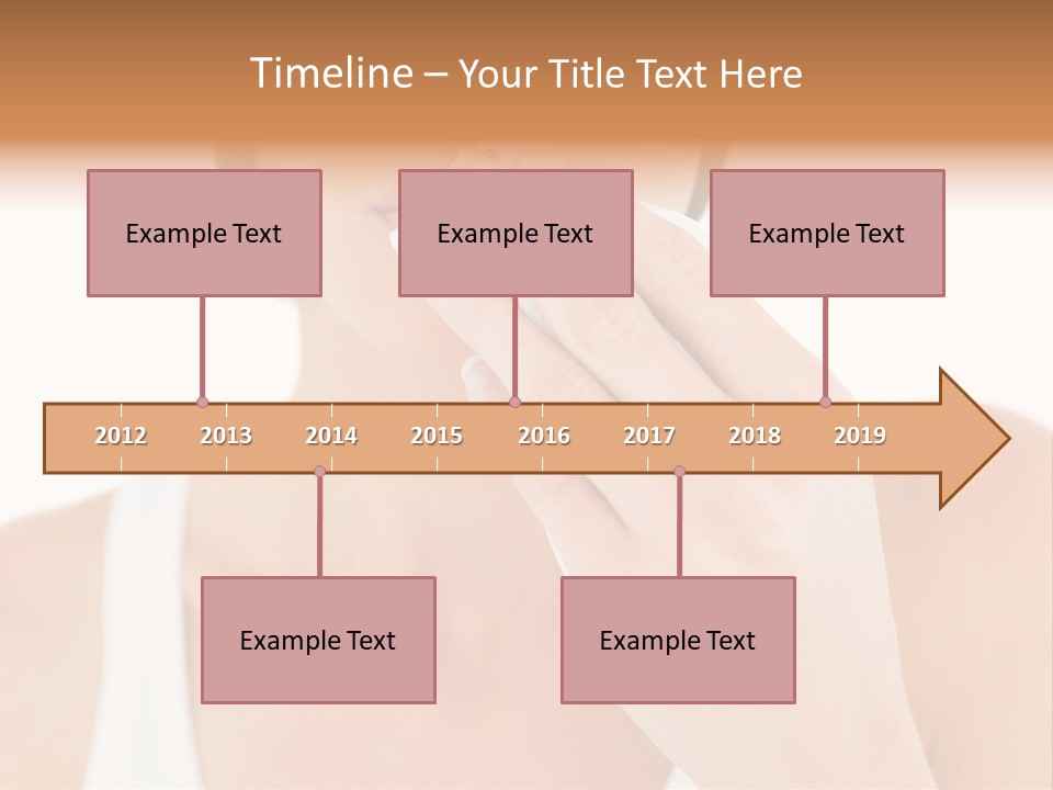 Face Care Woman PowerPoint Template