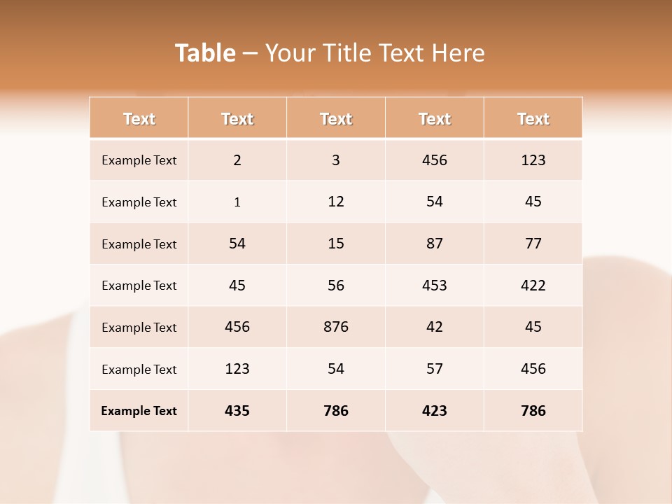 Face Care Woman PowerPoint Template