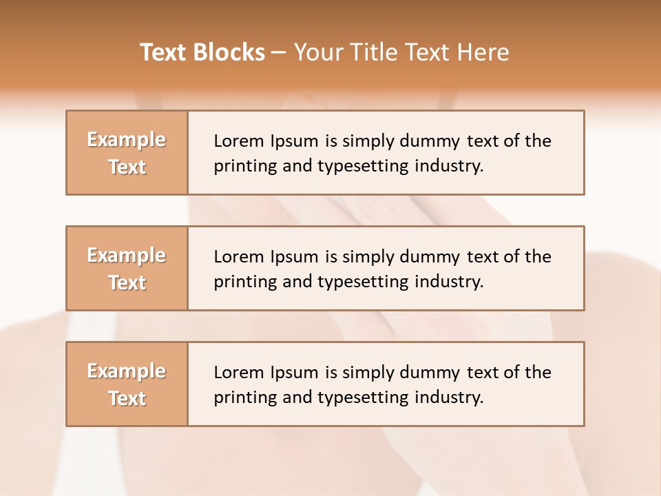 Face Care Woman PowerPoint Template