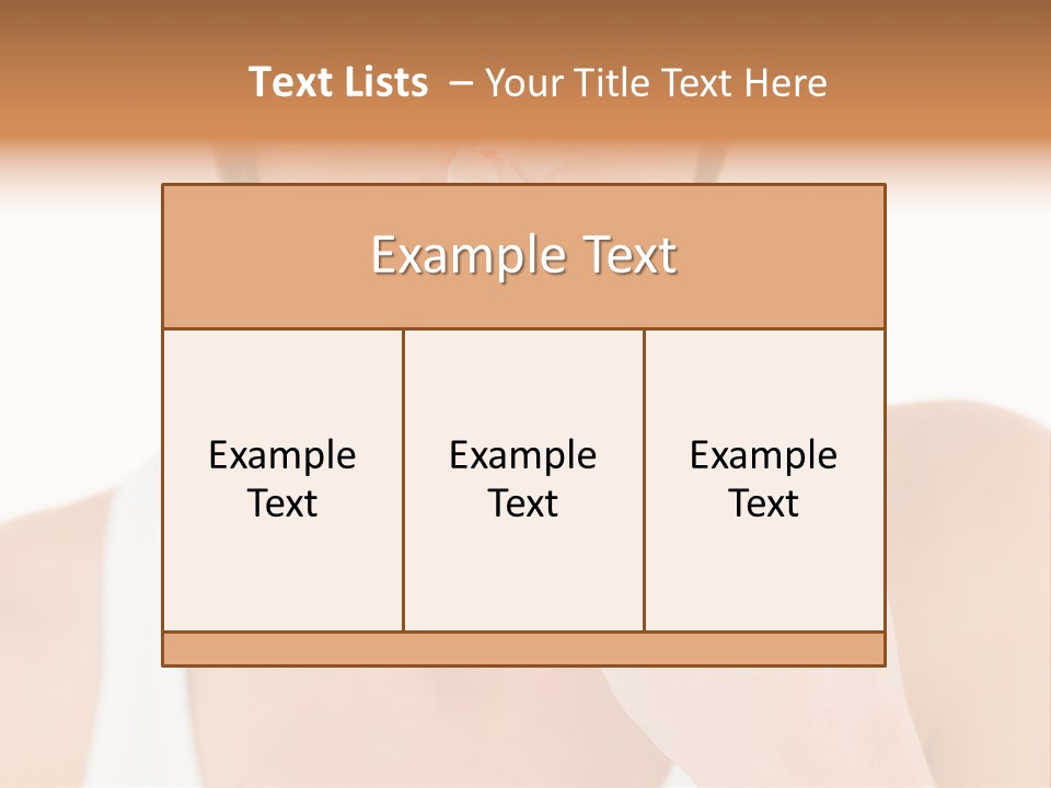 Face Care Woman PowerPoint Template