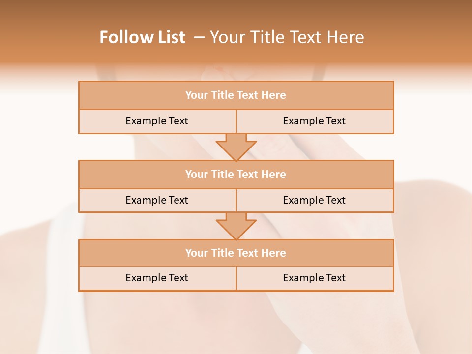 Face Care Woman PowerPoint Template