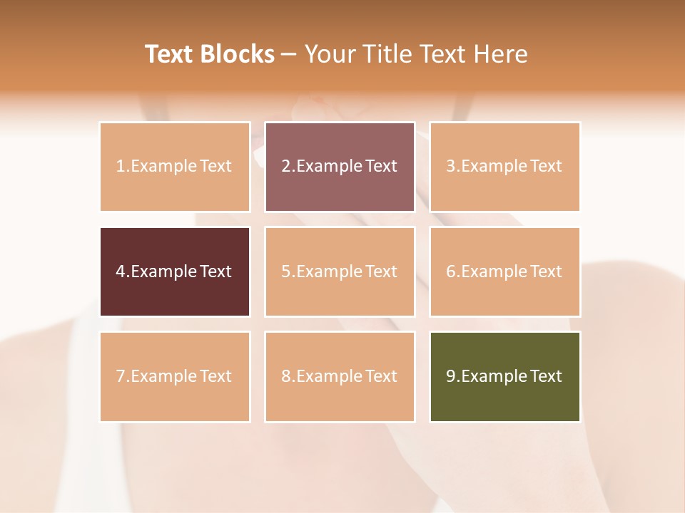 Face Care Woman PowerPoint Template