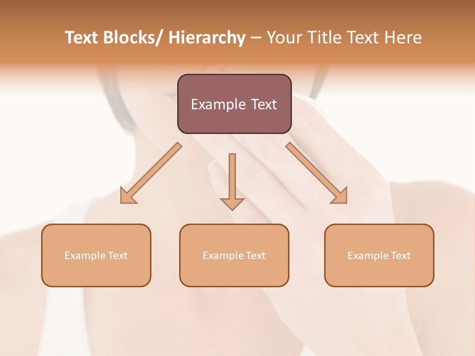 Face Care Woman PowerPoint Template