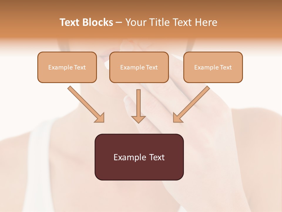 Face Care Woman PowerPoint Template