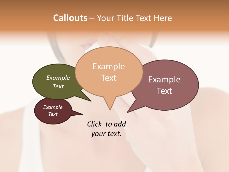 Face Care Woman PowerPoint Template