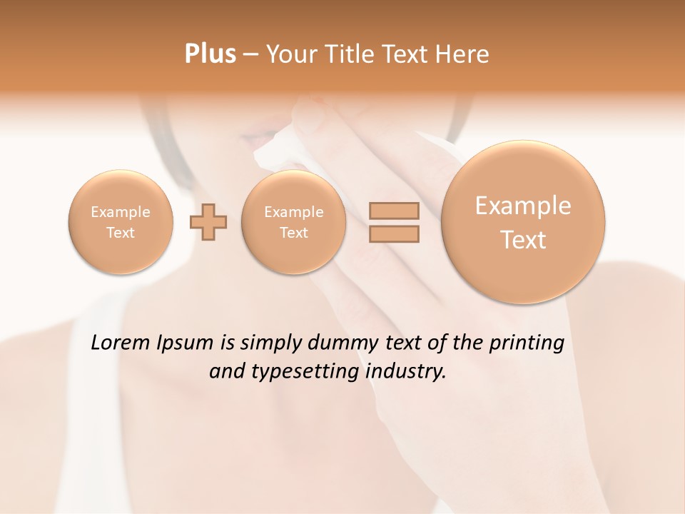 Face Care Woman PowerPoint Template